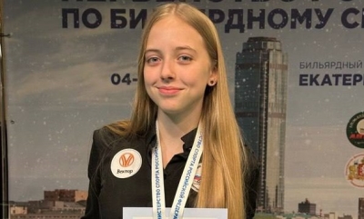 Оренбурженка завоевала бронзу на первенстве России по бильярдному спорту