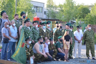 В Новотроицке состоялось открытие Аллеи пограничников
