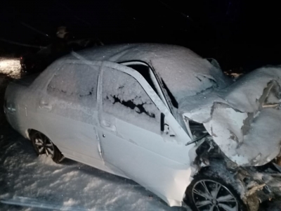 В аварии на трассе Орск - Гай пострадали пять человек (Фото)