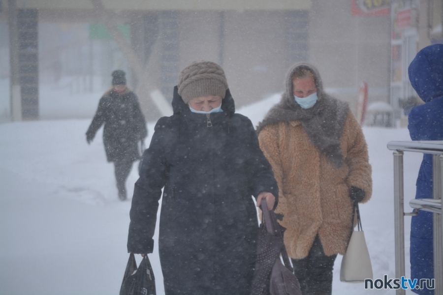 Оренбургскую область накроют сильный ветер, метель и снегопад