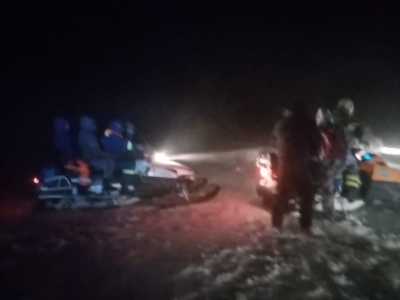 Съемочную группу из Москвы спасли из снежного плена под Оренбургом