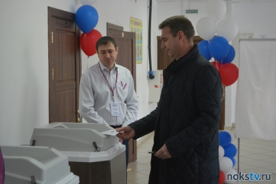 Глава Новотроицка принял участие в выборах президента