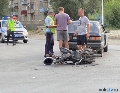 ДТП в Новотроицке: мотоциклист влетел в автомобиль