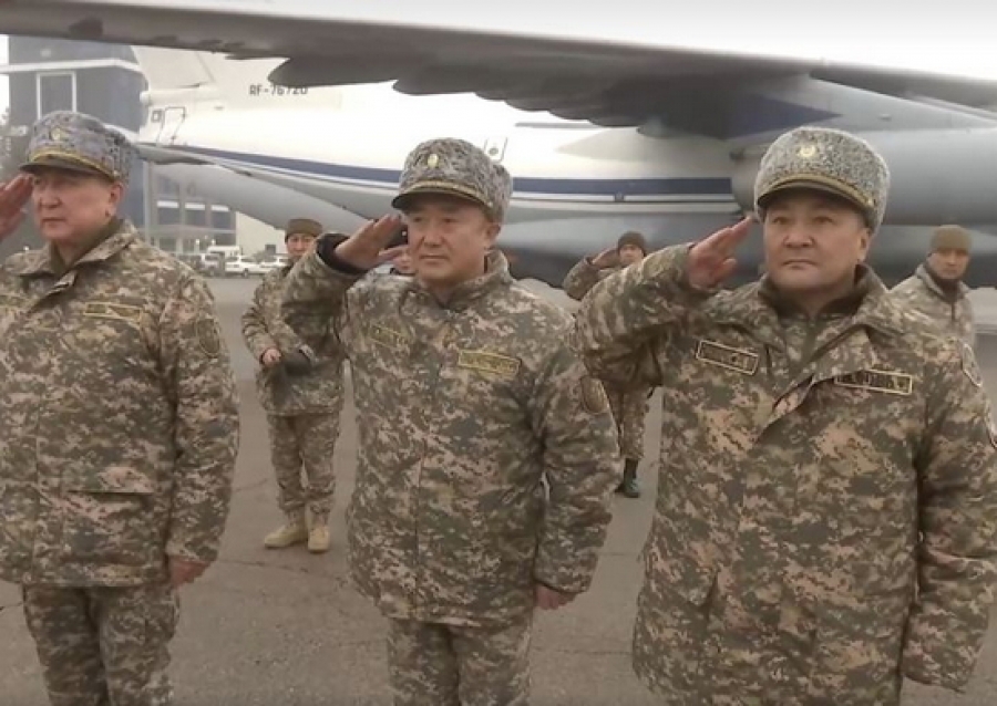 Российские миротворцы покинули Казахстан
