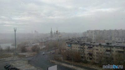 В Новотроицке выпал первый снег (Фото)