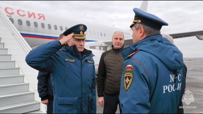 Глава МЧС России Александр Куренков прибыл в Оренбуржье