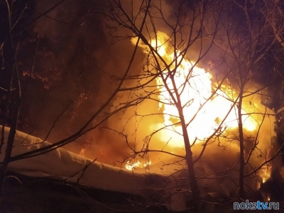 В Новотроицке произошел пожар