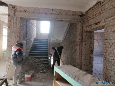 В Новотроицке школа №10 окунулась в ремонт