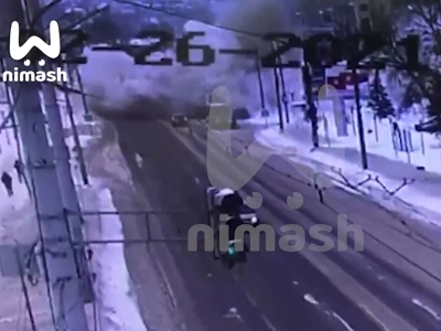 Момент взрыва у метро в Нижнем Новгороде попал на видео