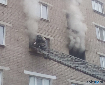 В новотроицком общежитии произошел пожар