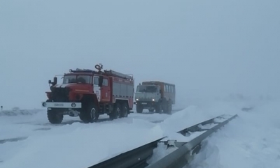 В районе Челябинской области ввели режим ЧС из-за сильной метели и мороза