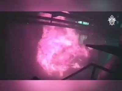 СК опубликовал видео взрыва на сорочинском заводе, в результате которого погиб человек (Видео)