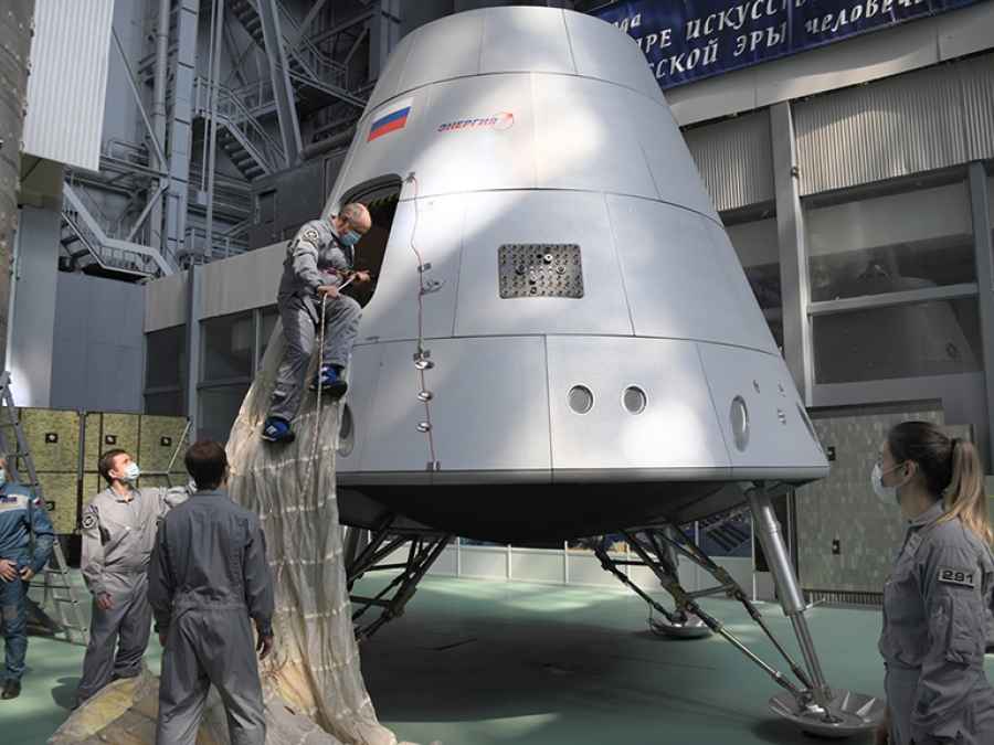 Российский космический корабль осуществит посадку под Оренбургом