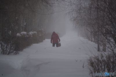 Зима не покидает Оренбуржье