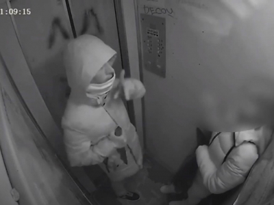 В Оренбурге наркоман, вооруженный ножом, напал на девушку в лифте (Видео)