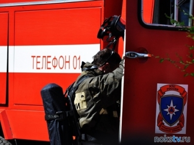 В Новотроицке на День Победы произошел крупный пожар