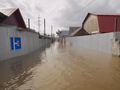 Уровень воды в Урале в Оренбурге превысил 10 метров