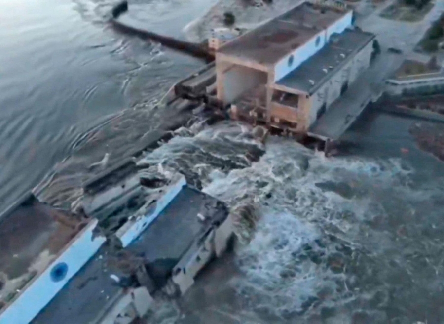 Обрушение плотины Каховской ГЭС признали терактом