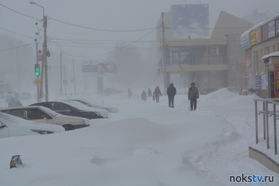 Метель и понижение температуры в Оренбургской области
