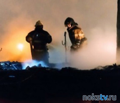 В Новотроицке произошел ночной пожар