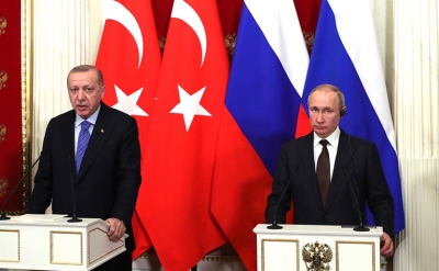 В Кремле раскрыли подробности телефонного разговора Путина и Эрдогана