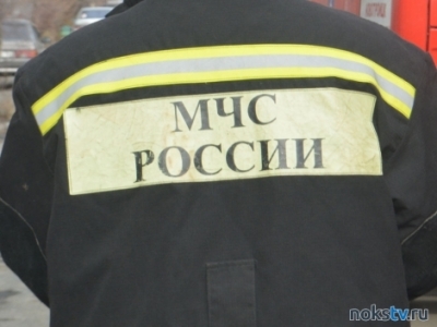 В Новосергиевском районе произошел сильный пожар