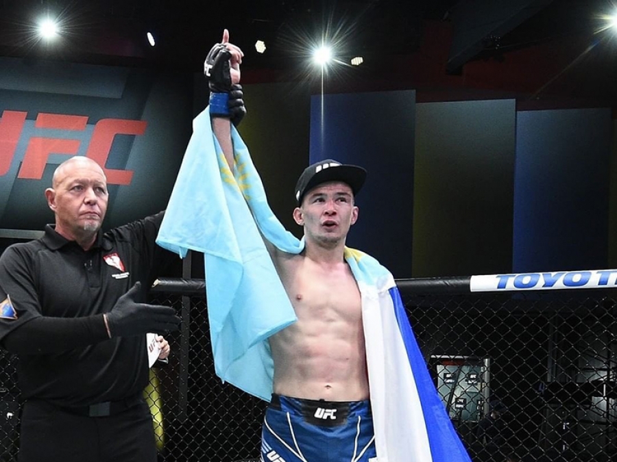 Оренбуржец Дамир Исмагулов одержал четвертую победу в UFC