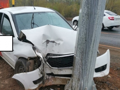 Водитель такси попал в смертельную аварию под Оренбургом (Фото)