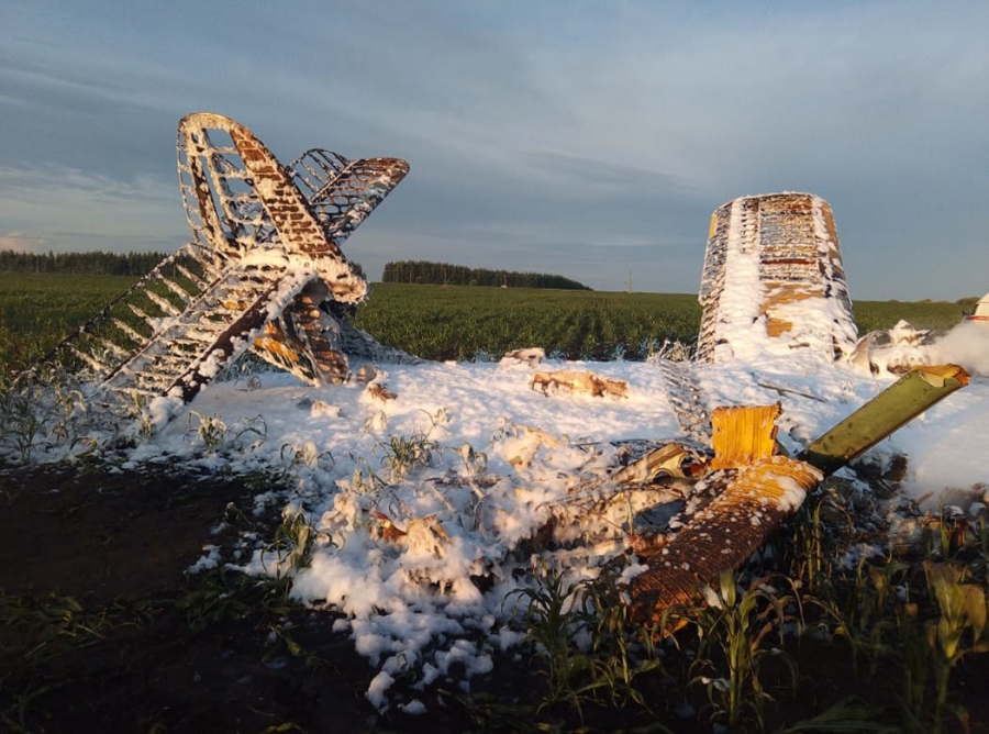В Нижегородской области разбился самолет, есть погибший (Фото 18+)