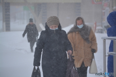 Оренбургскую область накроют сильный ветер, метель и снегопад