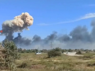 Минобороны России сообщило о детонации боеприпасов на аэродроме в Крыму
