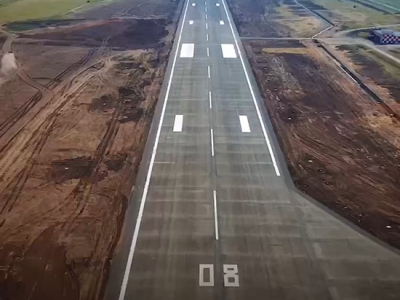 Ремонт взлетно-посадочной полосы оренбургского аэропорта завершен