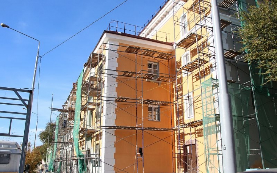 В администрации рассказали о ходе капремонта фасадов домов на Советской