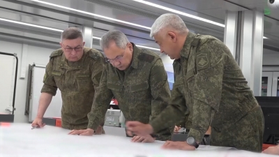 Сергей Шойгу проверил передовой пункт управления одного из объединений Западной группировки войск