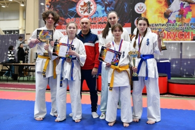 Новотройчане завоевали медали на чемпионате и первенстве ПФО по киокусинкай