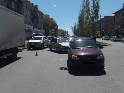 Две автоледи попали в ДТП на ул. Мира