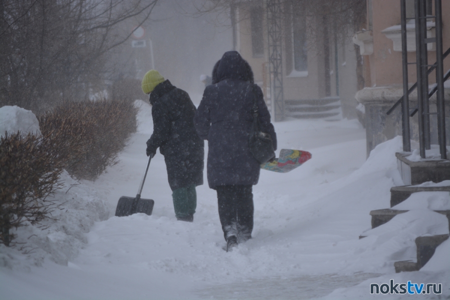 Синоптики прогнозируют снег и сильный ветер в Оренбургской области