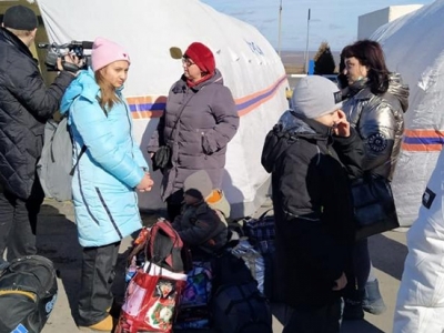 ВЦИОМ: Около 80% россиян поддержали решение о приёме беженцев из Донбасса