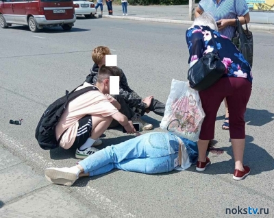В Новотроицке мотоциклист сбил женщину на пешеходном переходе