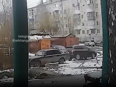 В Архангельске мужчину отправили в нокаут и несколько раз переехали на внедорожнике (Видео)