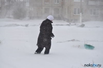 Мороз и метель в Оренбургской области
