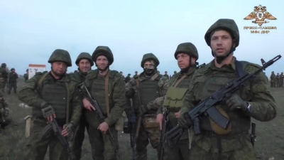 Первые мобилизованные военнослужащие ВС РФ прибыли в зону спецоперации в ДНР (Видео)
