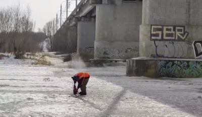 В Оренбуржье продолжаются работы по ослаблению льда
