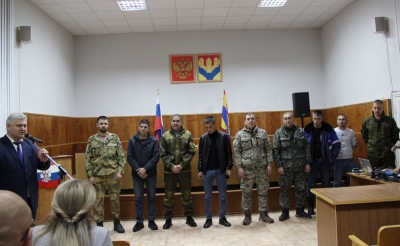 Из Илекского района отправили группу мужчин, призванных в рамках частичной мобилизации