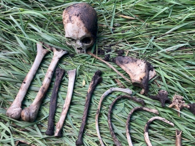В Грачевском районе подростки нашли человеческий череп (Фото)