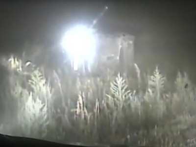 Удирающий от погони оренбуржец вылетел в кювет (Видео)