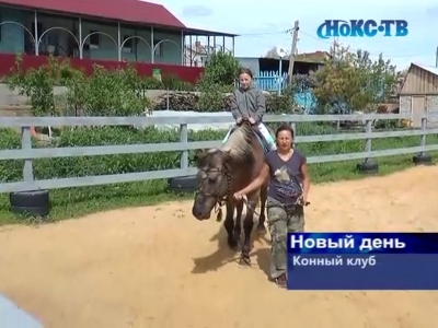 Дети из многодетных семей вместе с родителями посетили конный двор «Алмаз»