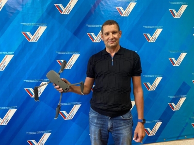 Оренбуржец отдал бойцам Донбасса свой квадрокоптер