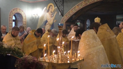 В Новотроицке состоялось освящение Благовещенского храма.