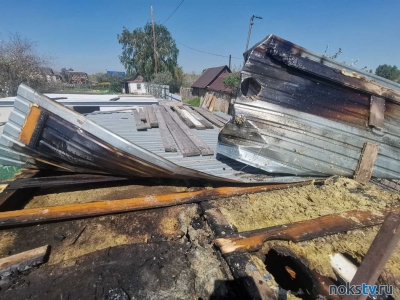 В Новотроицке в садовом товариществе произошел пожар